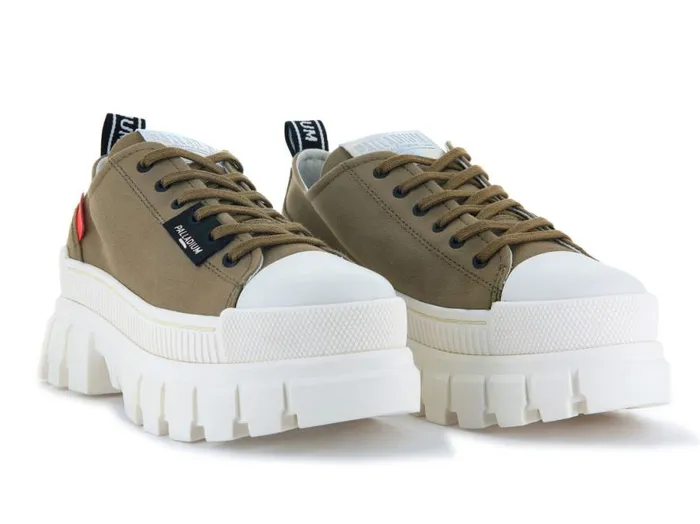 PALLADIUM REVOLT LO TX Olive Women Sneakers PALLADIUM REVOLT LO TX Olive Women Sneakers