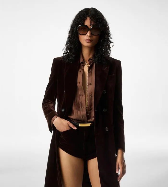 Pants and Shorts Women TOM FORD COTTON VELVET MINI SHORTS Pants and Shorts Women TOM FORD COTTON VELVET MINI SHORTS
