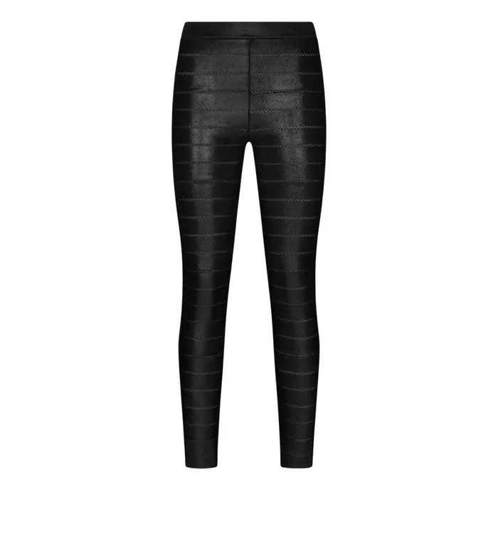 Pants and Shorts Women TOM FORD WET LOOK STRETCH VISCOSE INTARSIA LEGGINGS Black