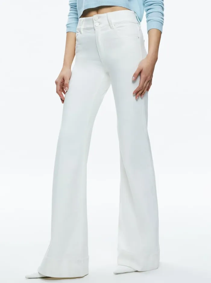 Pants Women Alice Olivia Missa Jean Off White