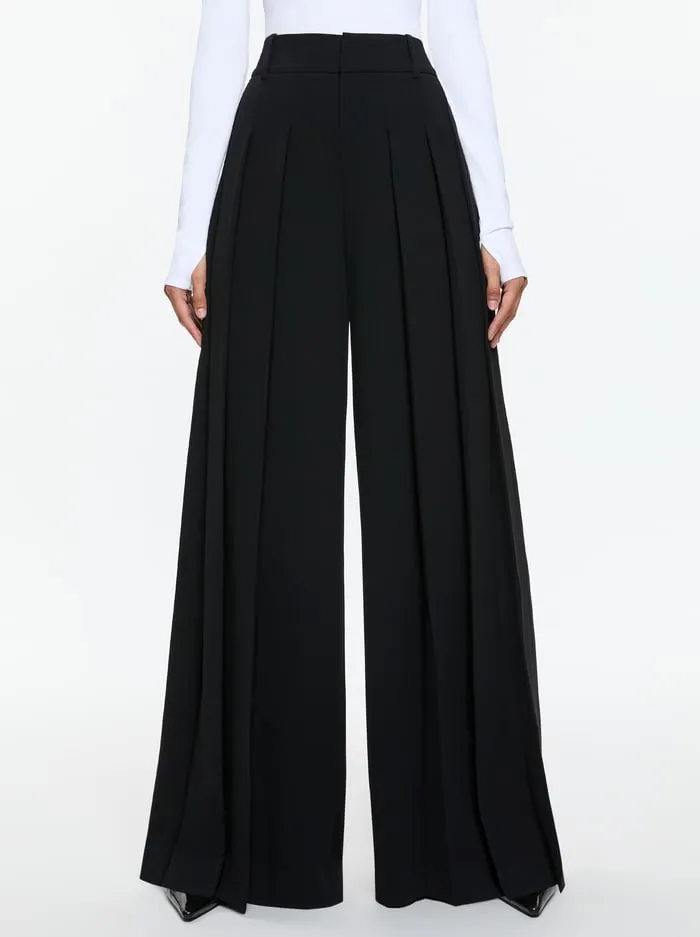 Pants Women Alice Olivia Simon Trouser Black