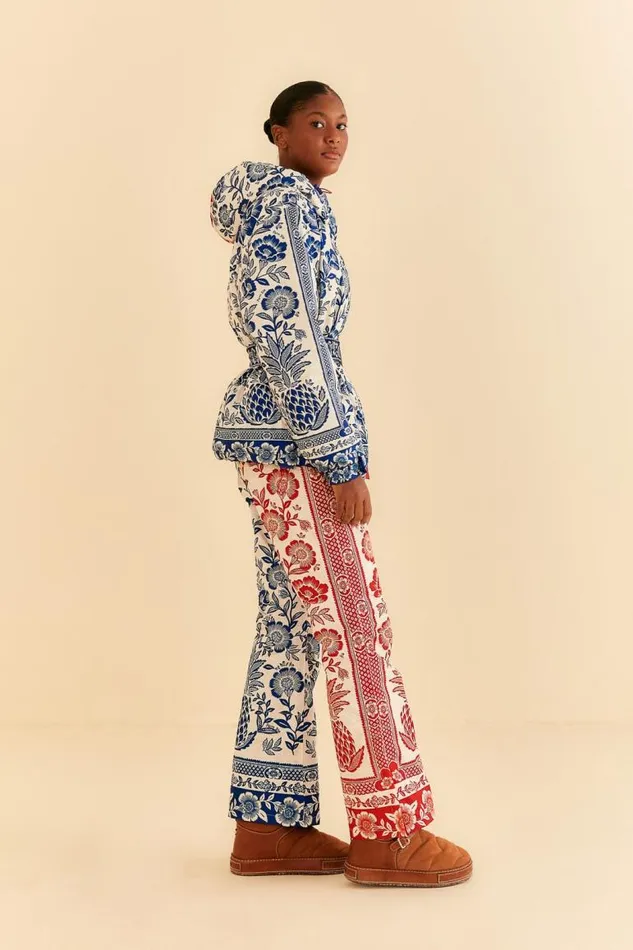 Pants Women FARM Rio Mixed Pineapple Garden Ski Pants