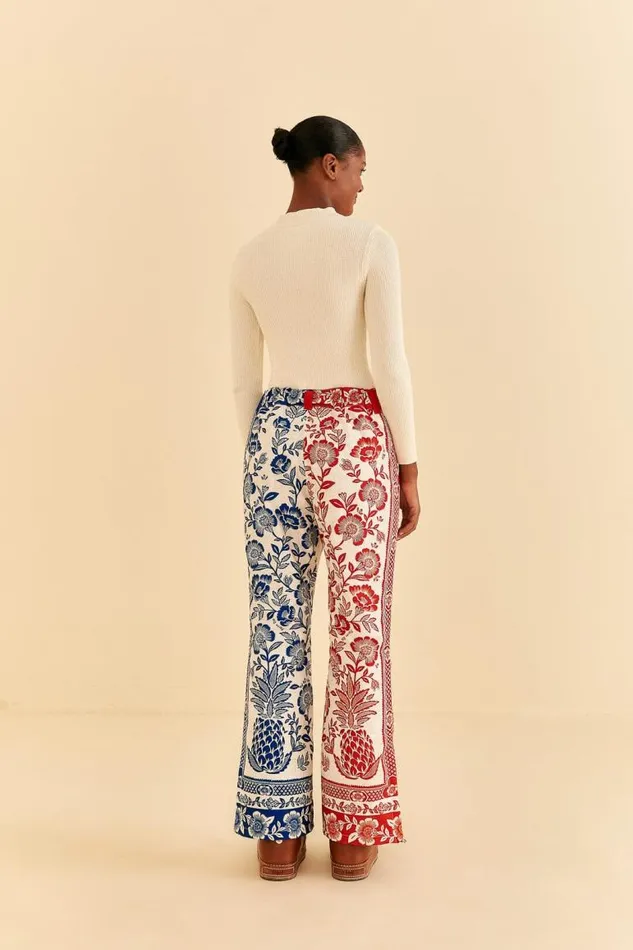 Pants Women FARM Rio Mixed Pineapple Garden Ski Pants