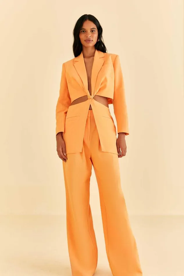 Pants Women FARM Rio Peach Low Waisted Pants
