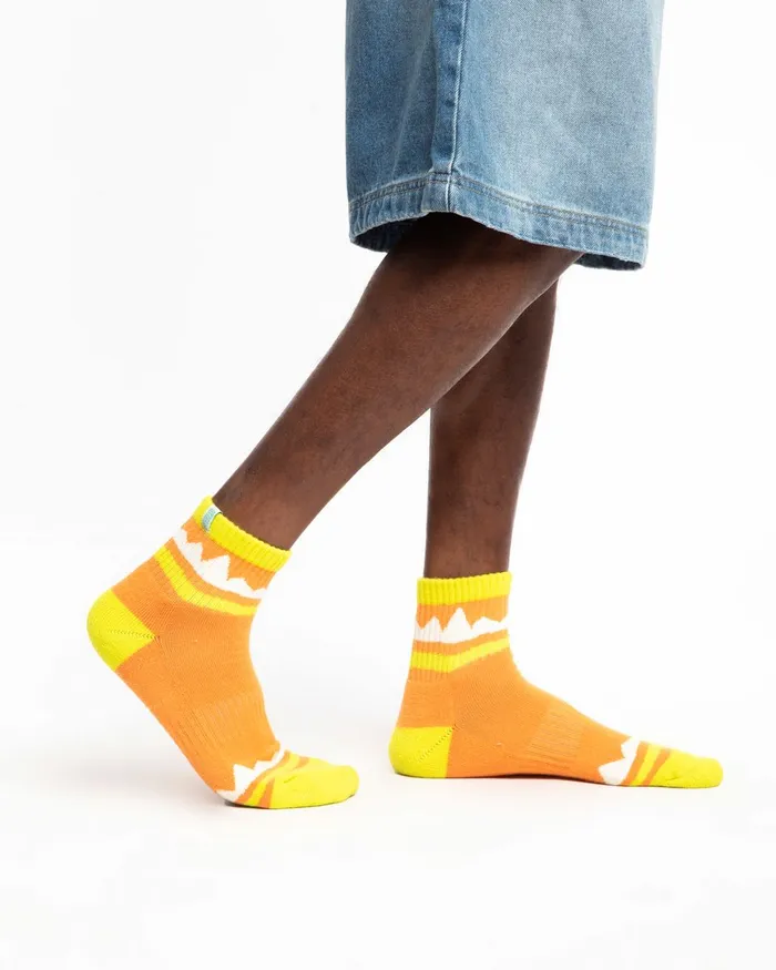 Parks Project X Shrooms In Bloom Hiking Sock 2 Pack Pinknaturalorange MenWomen Merrell Socks