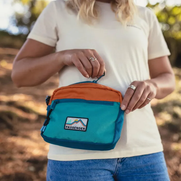 Passenger Backpacks and Bags WomenMen Mainland Recycled Hip Pack Multi Colour Multi Colour