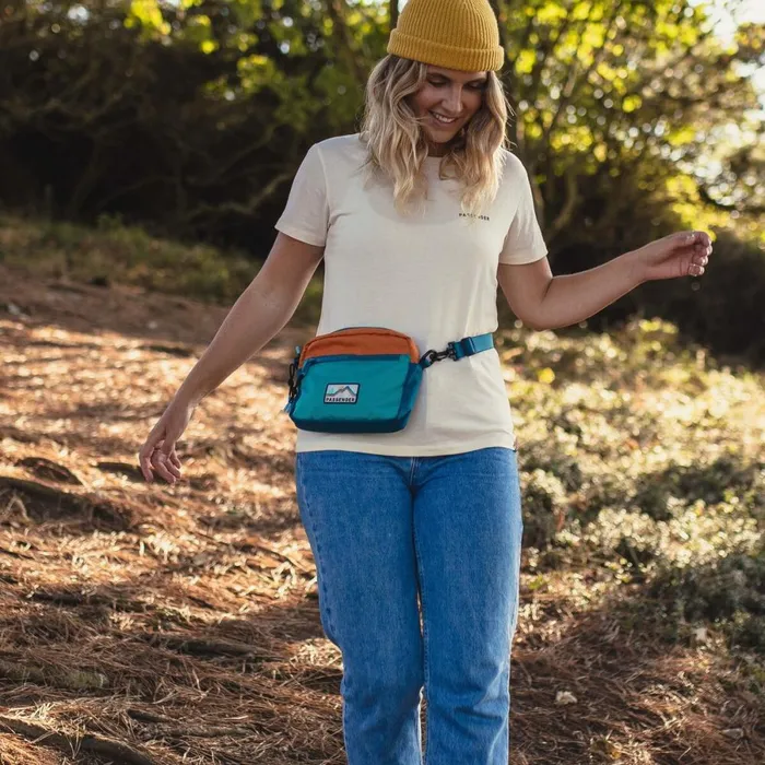 Passenger Backpacks and Bags WomenMen Mainland Recycled Hip Pack Multi Colour Multi Colour
