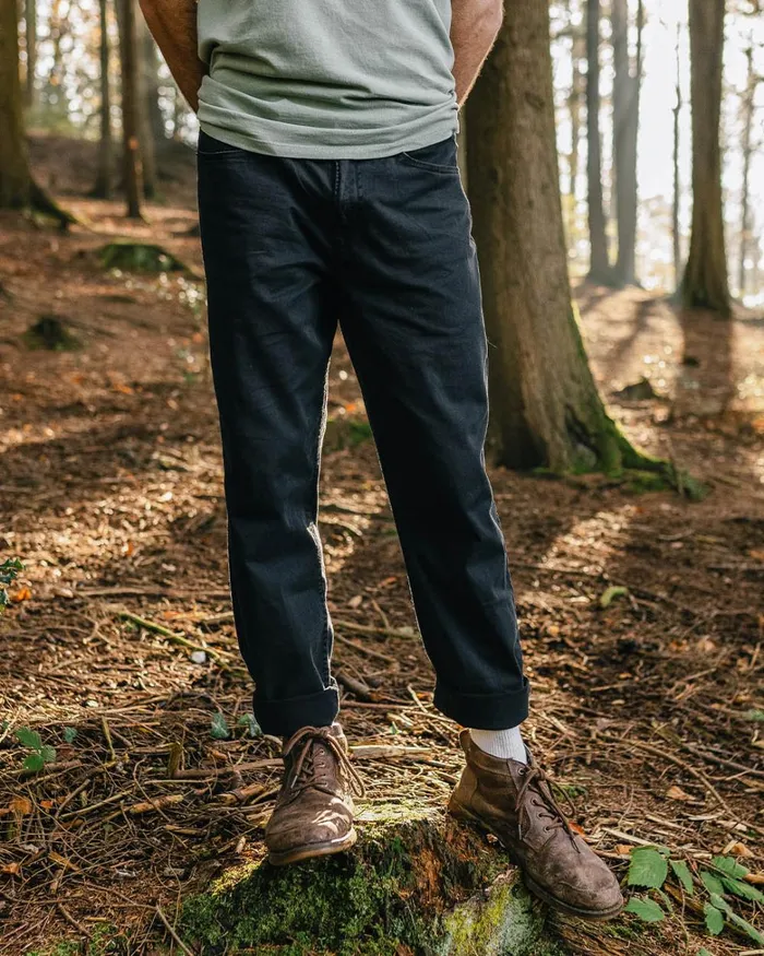 Passenger Bottoms Men 365 5 Pocket Trouser Black Black
