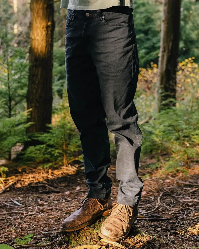 Passenger Bottoms Men 365 5 Pocket Trouser Black Black