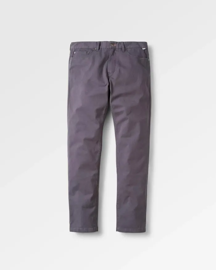 Passenger Bottoms Men 365 5 Pocket Trouser Charcoal Charcoal