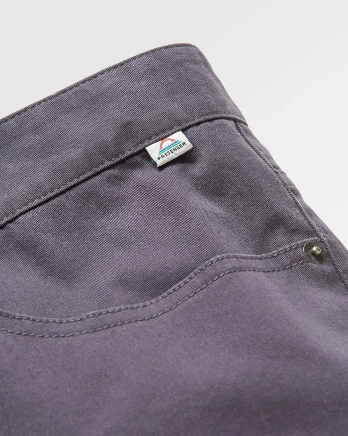 Passenger Bottoms Men 365 5 Pocket Trouser Charcoal Charcoal