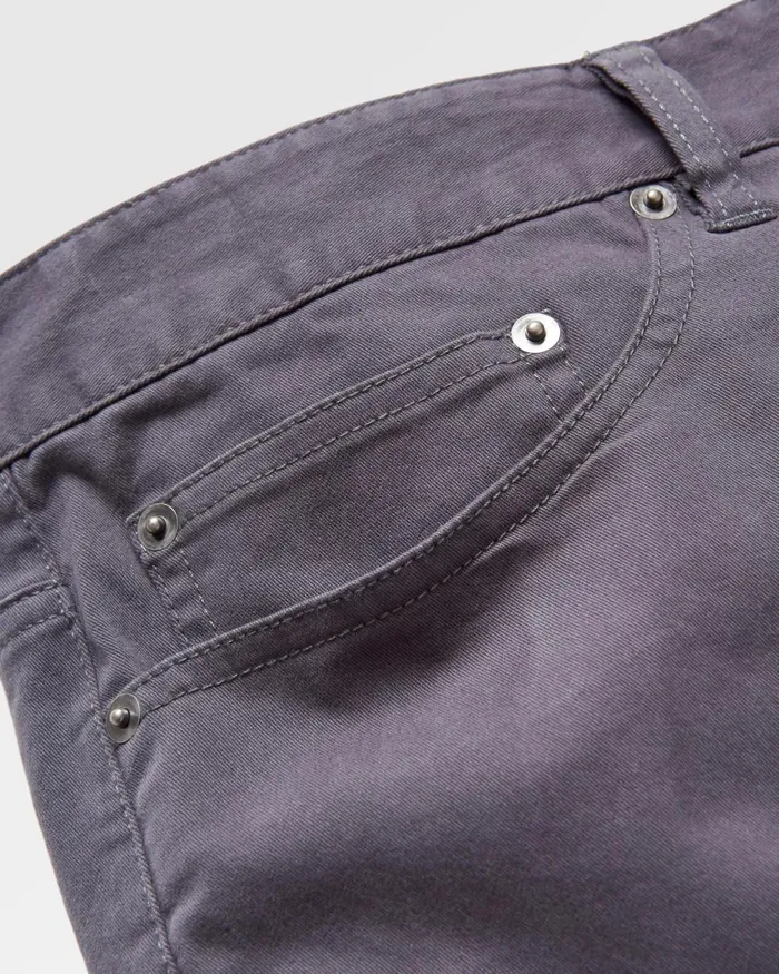 Passenger Bottoms Men 365 5 Pocket Trouser Charcoal Charcoal