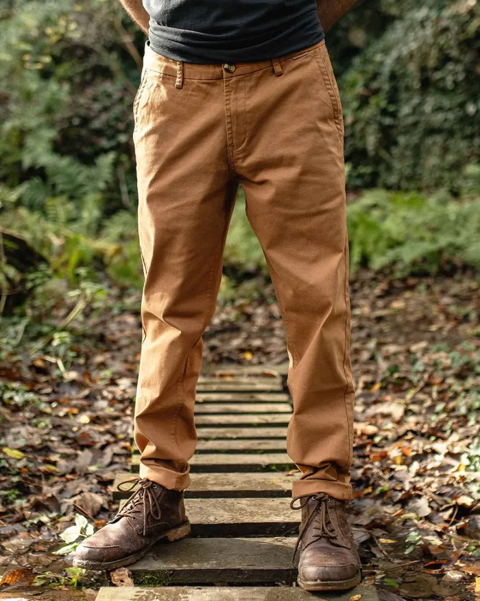 Passenger Bottoms Men 365 Organic Cotton Trouser Coconut Coconut
