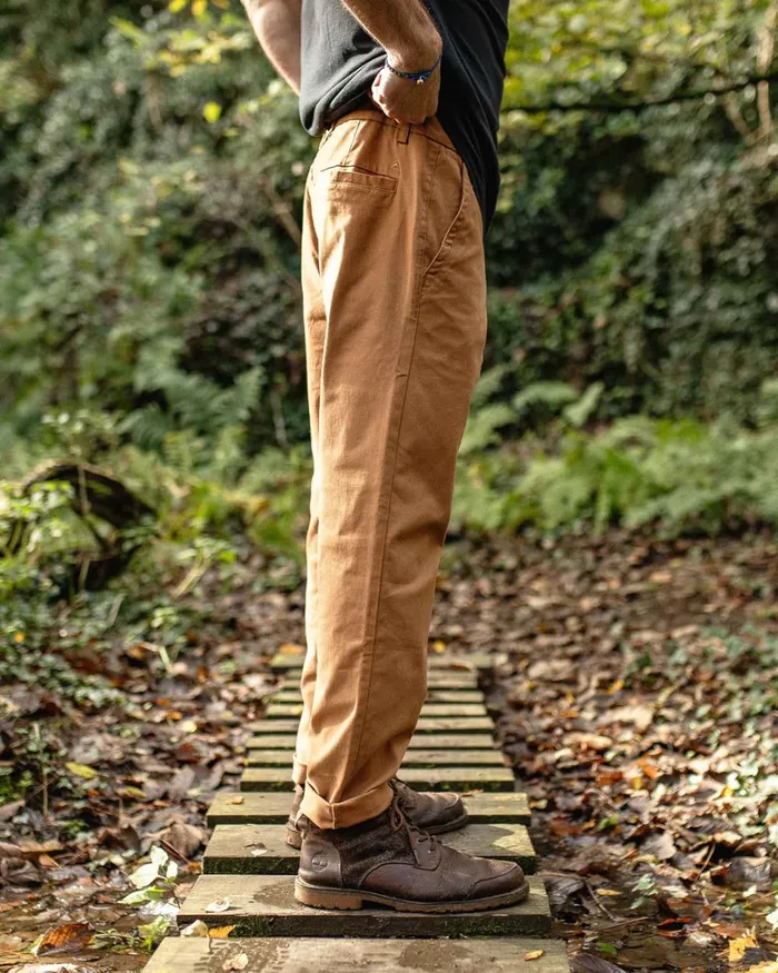 Passenger Bottoms Men 365 Organic Cotton Trouser Coconut Coconut