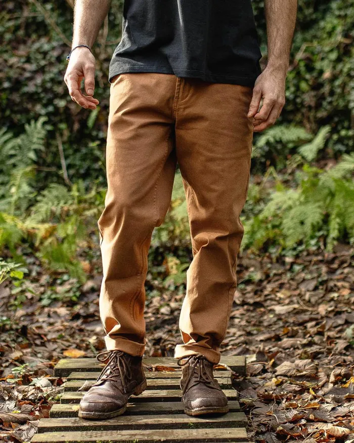 Passenger Bottoms Men 365 Organic Cotton Trouser Coconut Coconut