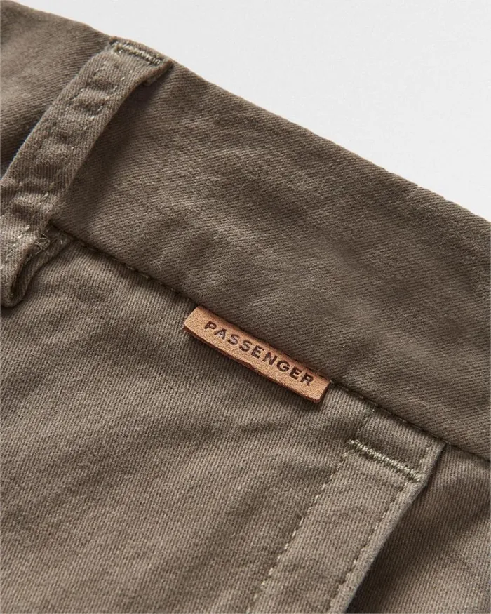 Passenger Bottoms Men 365 Organic Cotton Trouser Dusty Olive Dusty Olive