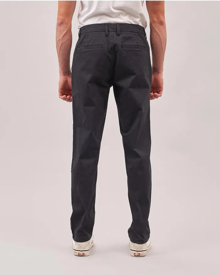 Passenger Bottoms Men 365 Organic Cotton Trouser Faded Black Faded Black