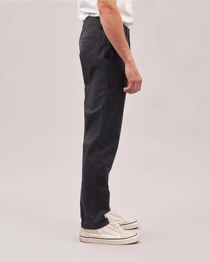 Passenger Bottoms Men 365 Organic Cotton Trouser Faded Black Faded Black