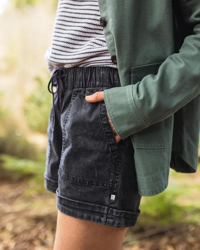 Passenger Bottoms Women Carriso Organic Cotton Shorts Black Black