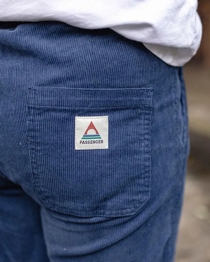 Passenger Bottoms Women Compass Recycled Corduroy Trouser Dark Denim Dark Denim