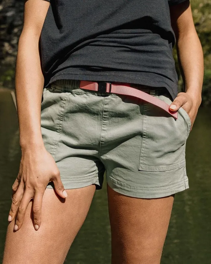 Passenger Bottoms Women Del Sur Organic Cotton Short Pistachio Pistachio