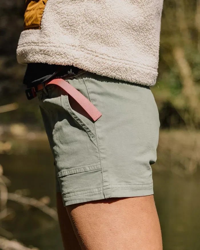 Passenger Bottoms Women Del Sur Organic Cotton Short Pistachio Pistachio