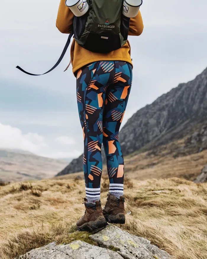 Passenger Bottoms Women Fresh Air 20 Recycled Leggings Apricot Camo Apricot Camo