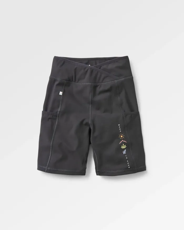 Passenger Bottoms Women Mantra Recycled Active Short Black Black