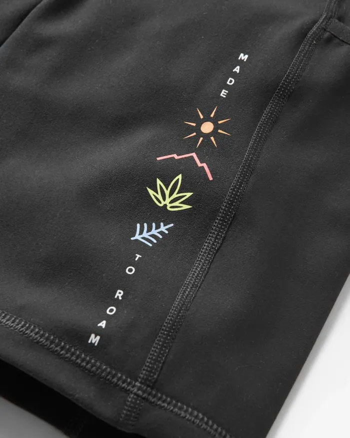 Passenger Bottoms Women Mantra Recycled Active Short Black Black