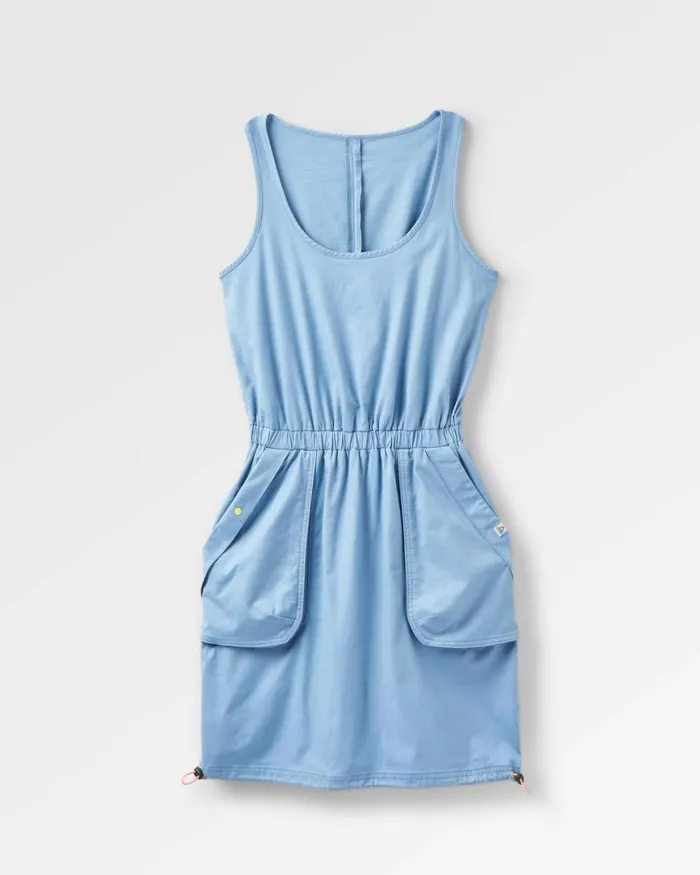 Passenger Bottoms Women Mesmorise Organic Cotton Dress Faded Denim Faded Denim