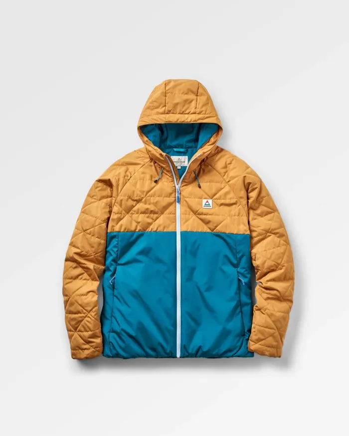 Passenger Jackets Men Base Recycled Thermore Insulated Jacket Dusty Ochre Corsair Blue Dusty Ochre Corsair Blue