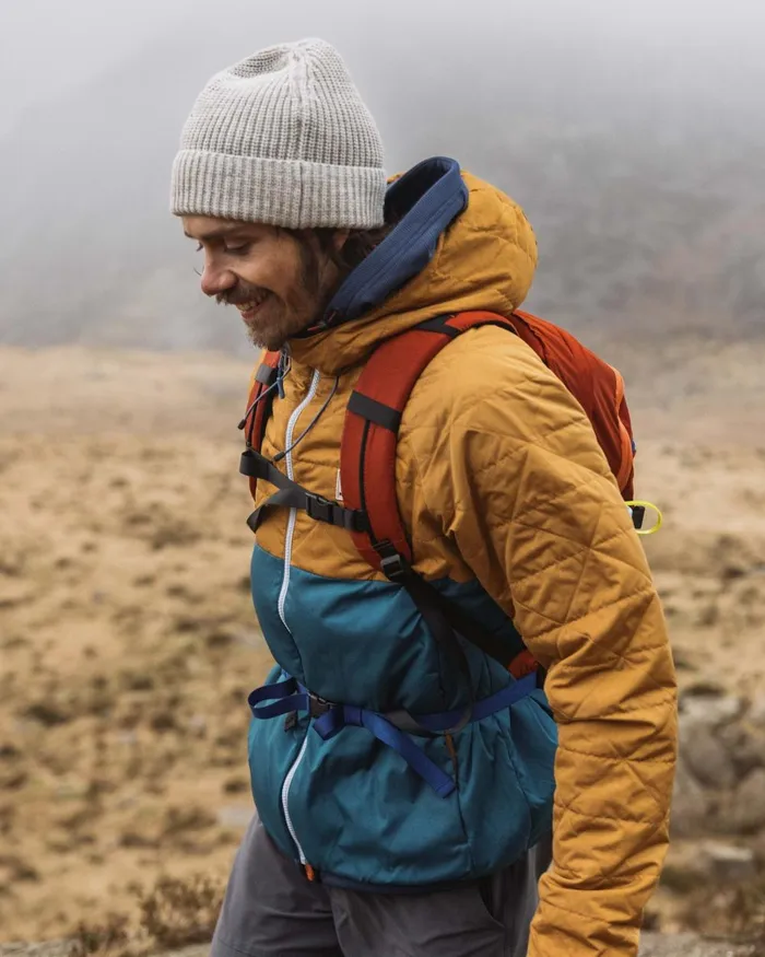 Passenger Jackets Men Base Recycled Thermore Insulated Jacket Dusty Ochre Corsair Blue Dusty Ochre Corsair Blue
