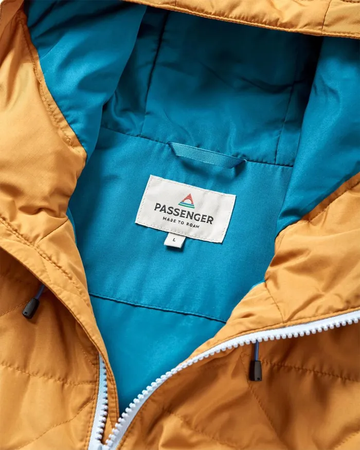 Passenger Jackets Men Base Recycled Thermore Insulated Jacket Dusty Ochre Corsair Blue Dusty Ochre Corsair Blue
