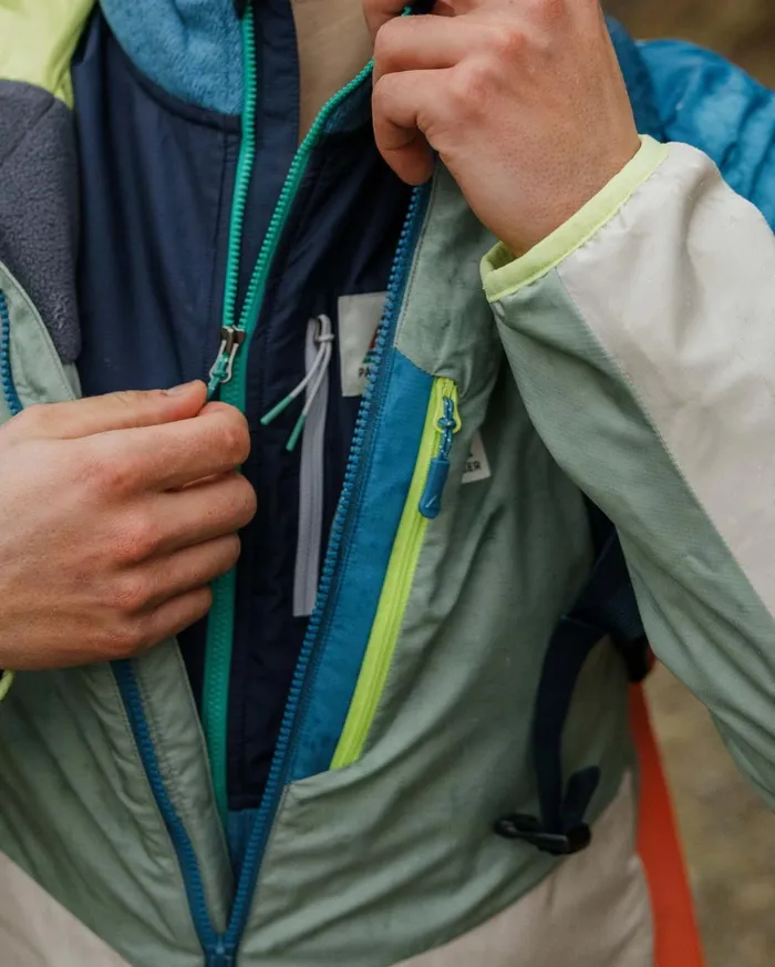 Passenger Jackets Men Daybreak Light Recycled Thermore Insulated Jacket PistachioBlue Steel Pistachioblue Steel
