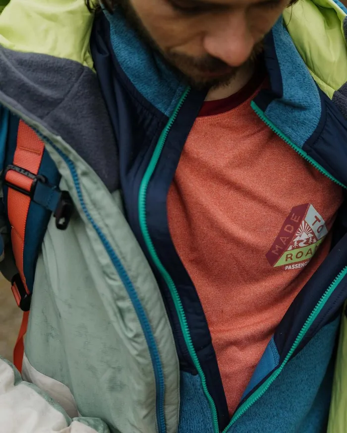 Passenger Jackets Men Daybreak Light Recycled Thermore Insulated Jacket PistachioBlue Steel Pistachioblue Steel