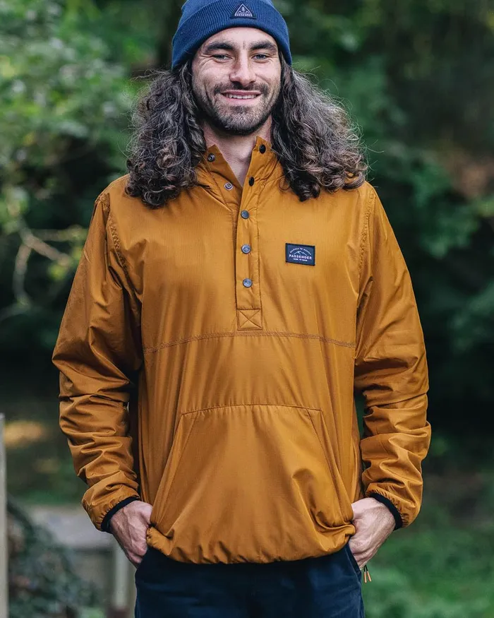 Passenger Jackets Men Journey Recycled Reversible Jacket Golden Brown Golden Brown