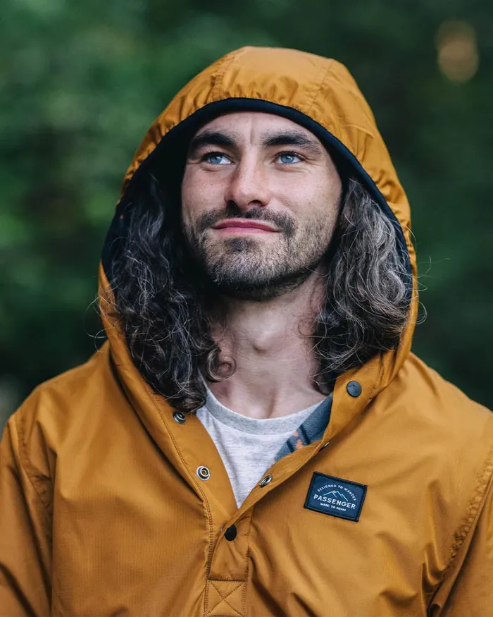 Passenger Jackets Men Journey Recycled Reversible Jacket Golden Brown Golden Brown