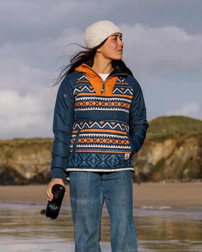 Passenger Jackets Women Ocean Recycled Insulated 12 Zip Jacket Homespun Stripe Navy Homespun Stripe Navy Passenger Jackets Women Ocean Recycled Insulated 12 Zip Jacket Homespun Stripe Navy Homespun Stripe Navy