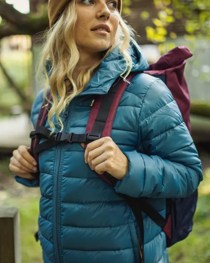 Passenger Jackets Women Pow Recycled Insulated Jacket Blue Steel Blue Steel