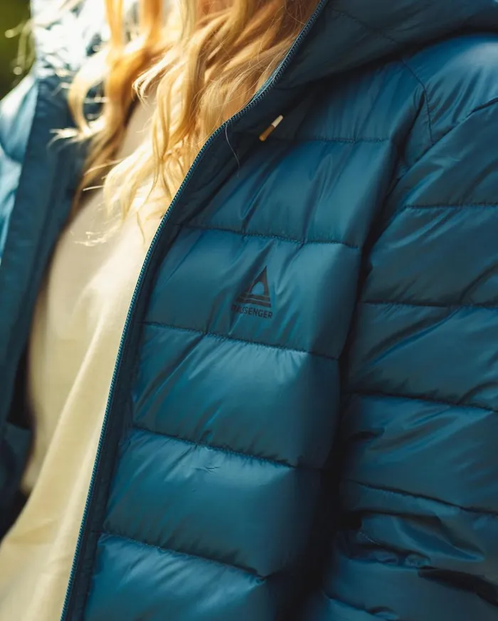Passenger Jackets Women Pow Recycled Insulated Jacket Blue Steel Blue Steel