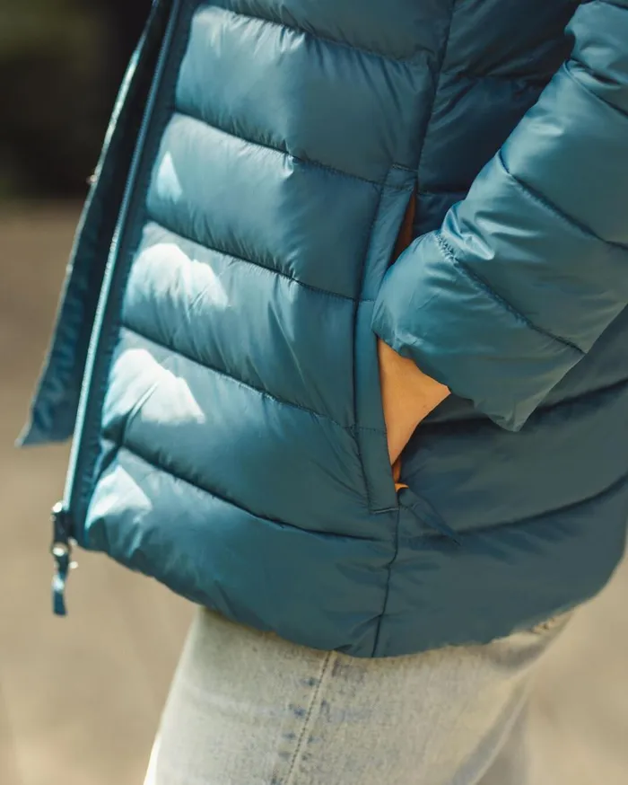Passenger Jackets Women Pow Recycled Insulated Jacket Blue Steel Blue Steel