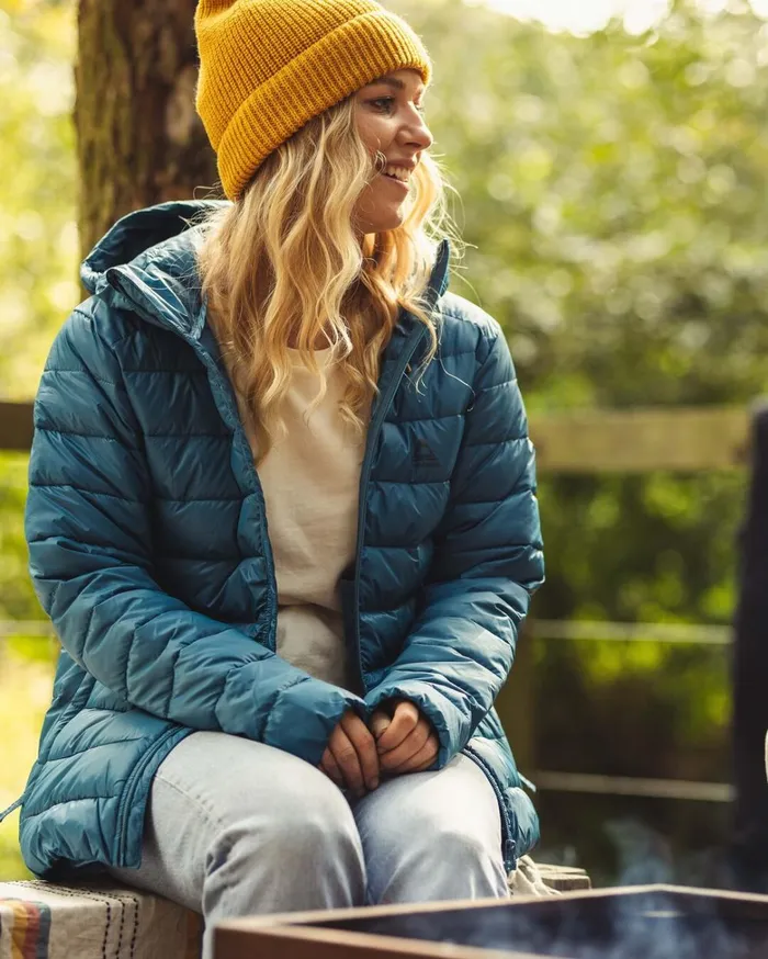 Passenger Jackets Women Pow Recycled Insulated Jacket Blue Steel Blue Steel