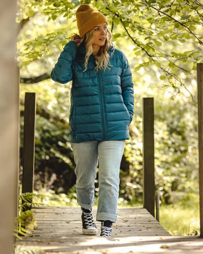 Passenger Jackets Women Pow Recycled Insulated Jacket Blue Steel Blue Steel
