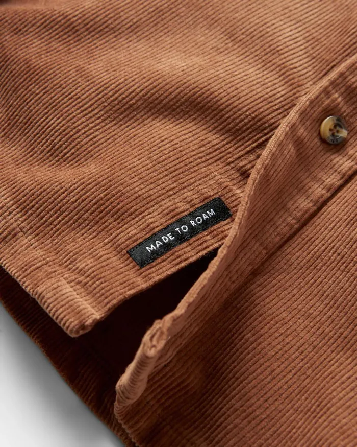Passenger Tops Men Backcountry Cord Shirt Toffee Toffee