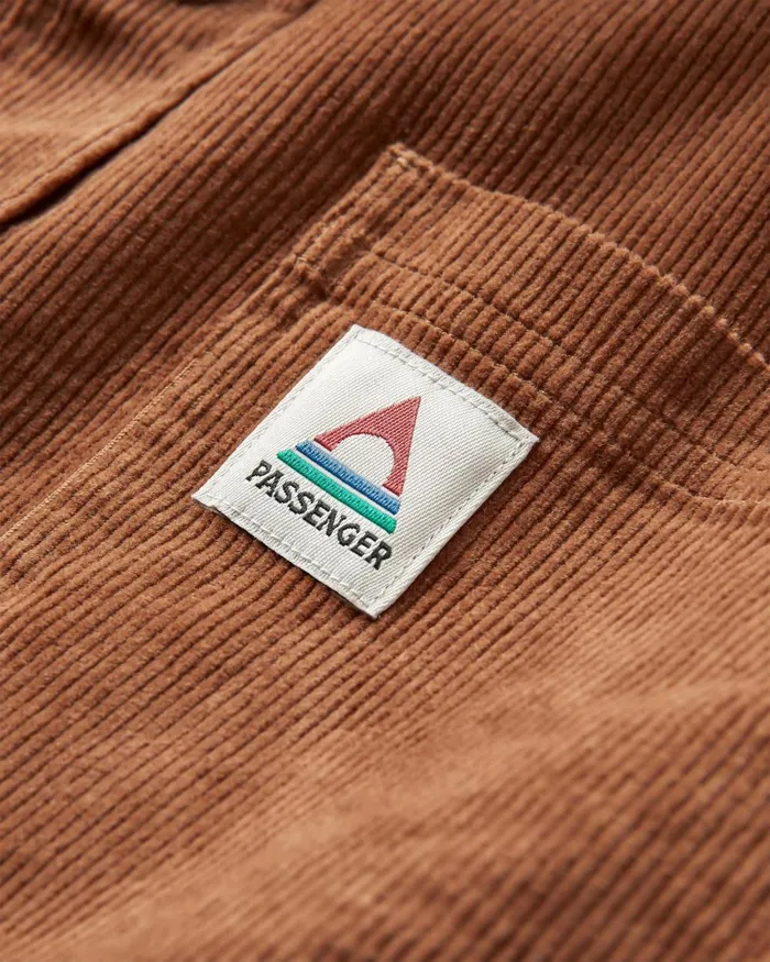 Passenger Tops Men Backcountry Cord Shirt Toffee Toffee