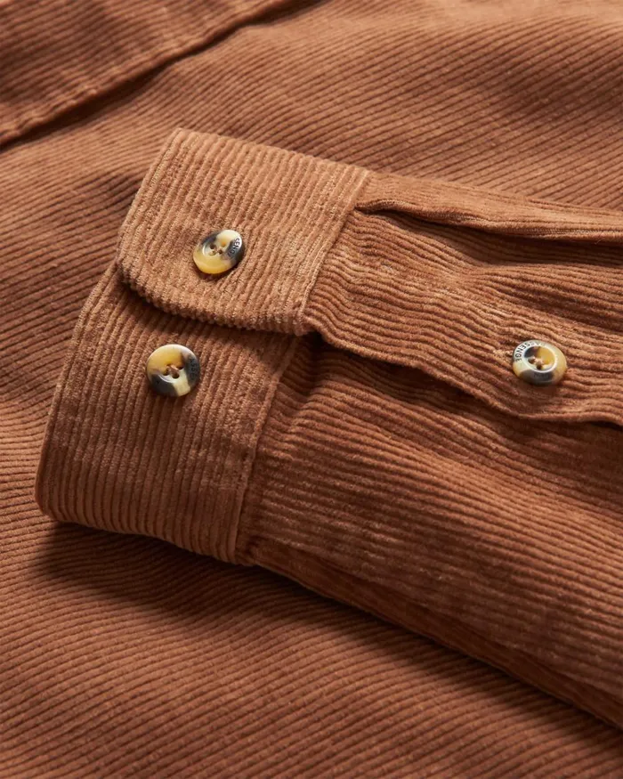 Passenger Tops Men Backcountry Cord Shirt Toffee Toffee