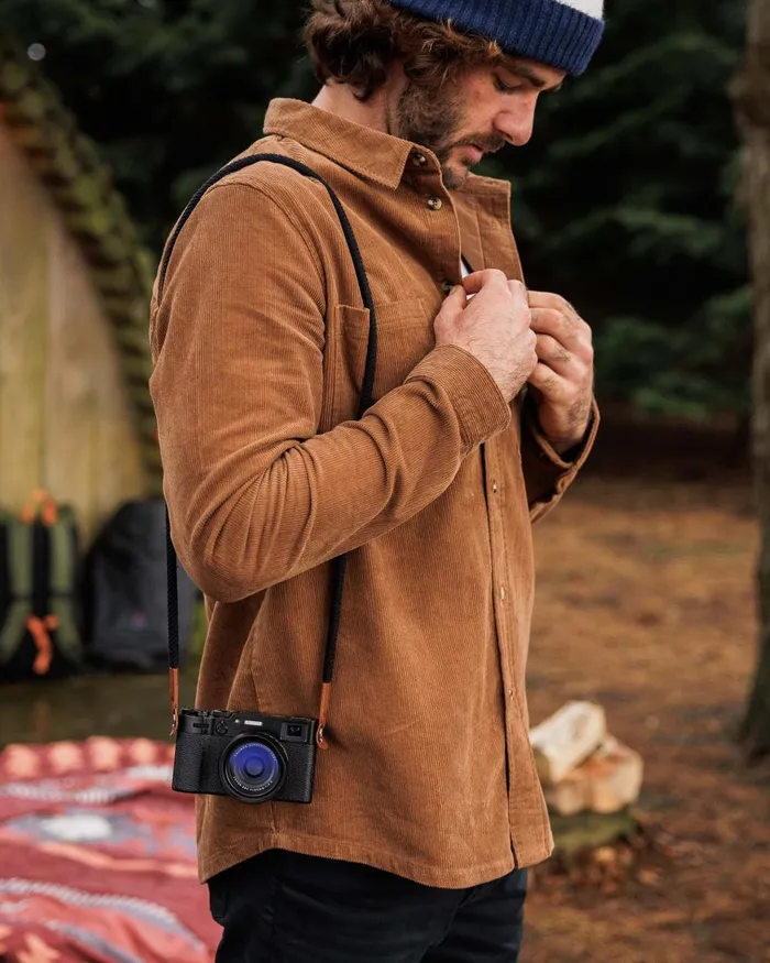 Passenger Tops Men Backcountry Cord Shirt Toffee Toffee