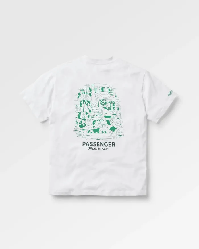 Passenger Tops Men Better Outside Organic Relaxed Fit TShirt White White
