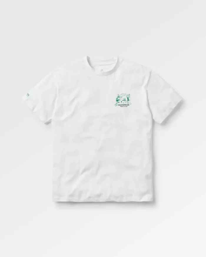 Passenger Tops Men Better Outside Organic Relaxed Fit TShirt White White