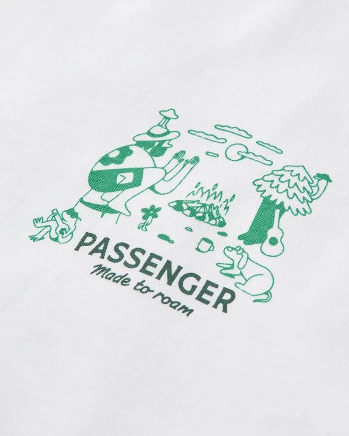 Passenger Tops Men Better Outside Organic Relaxed Fit TShirt White White